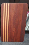 The Triptych mixed Australian hardwood board with three contrasting timber lines