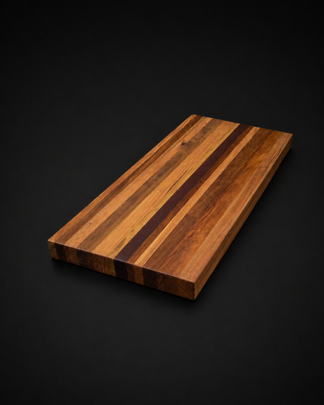 The Origin representative mixed Australian hardwood board, wide hero studio view