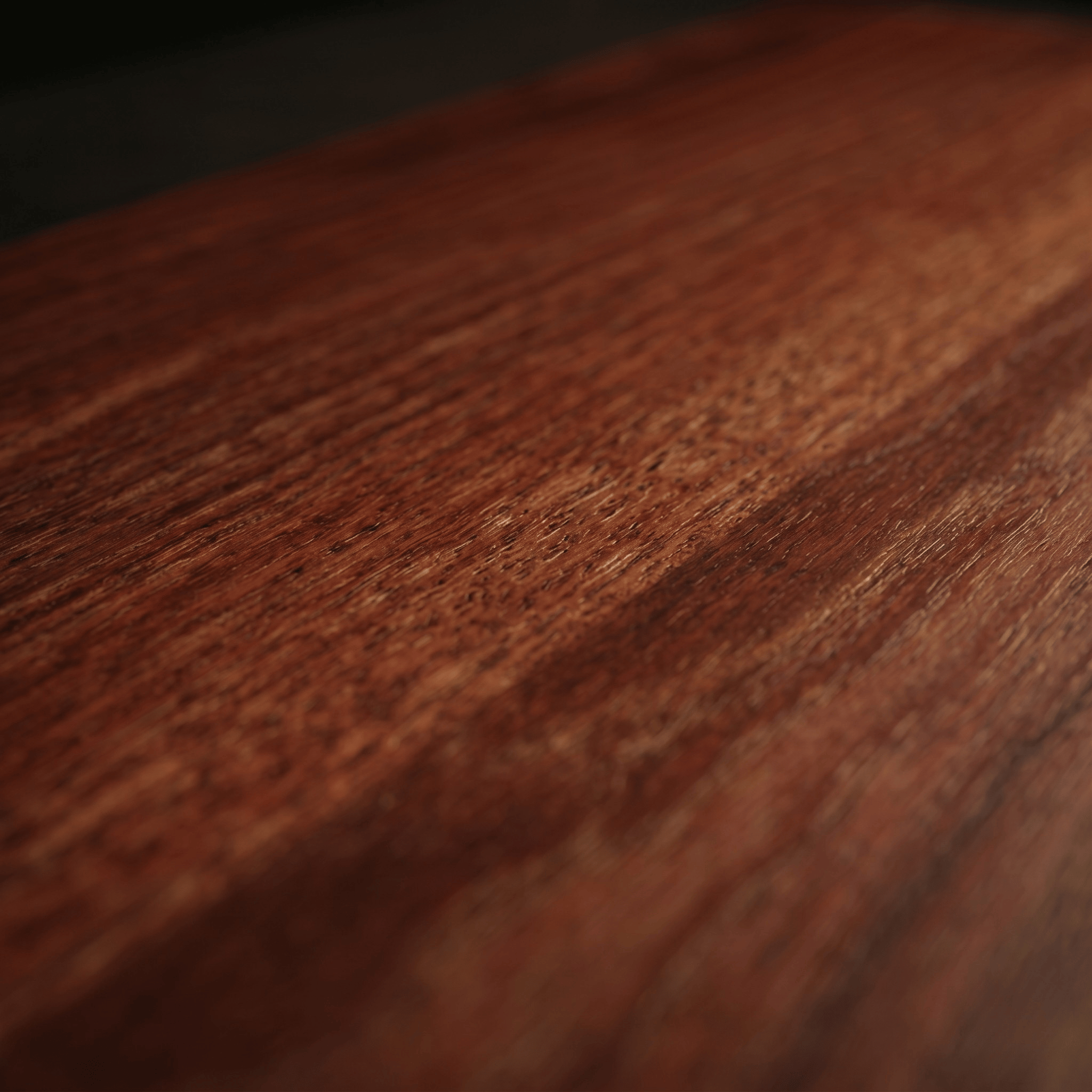 Macro of River Red Gum grain on The Brook board