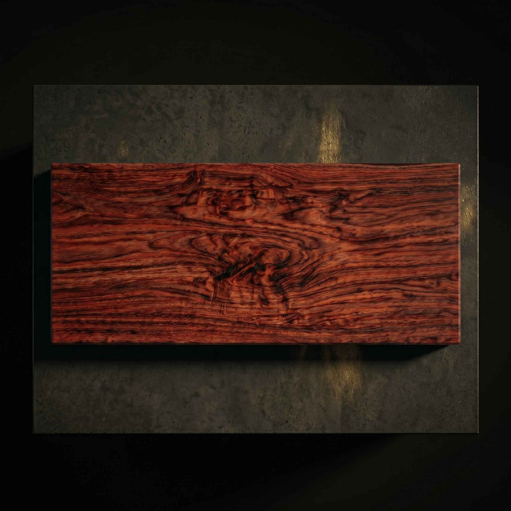 The River River Red Gum board styled with a grazing spread