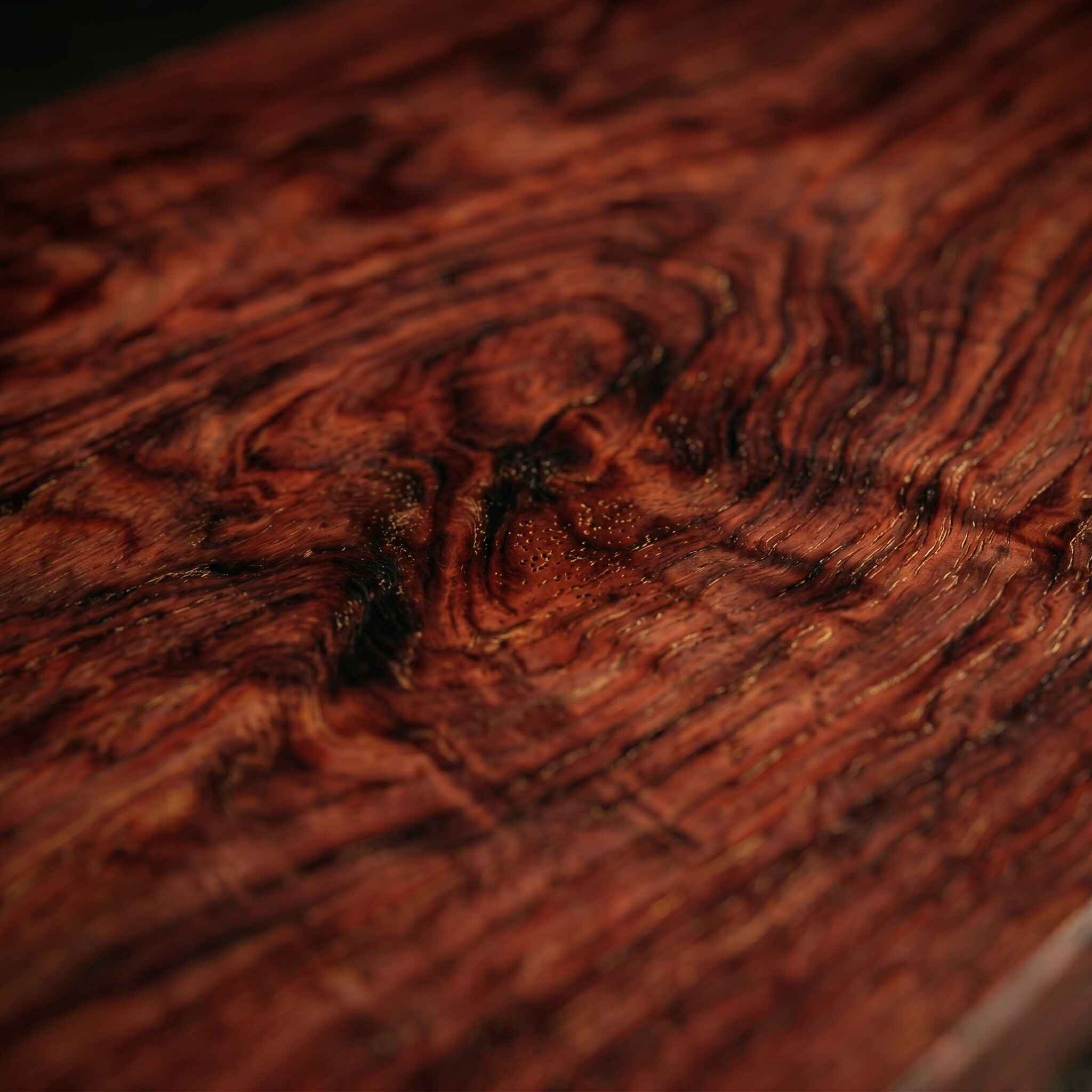The River River Red Gum board, angled view