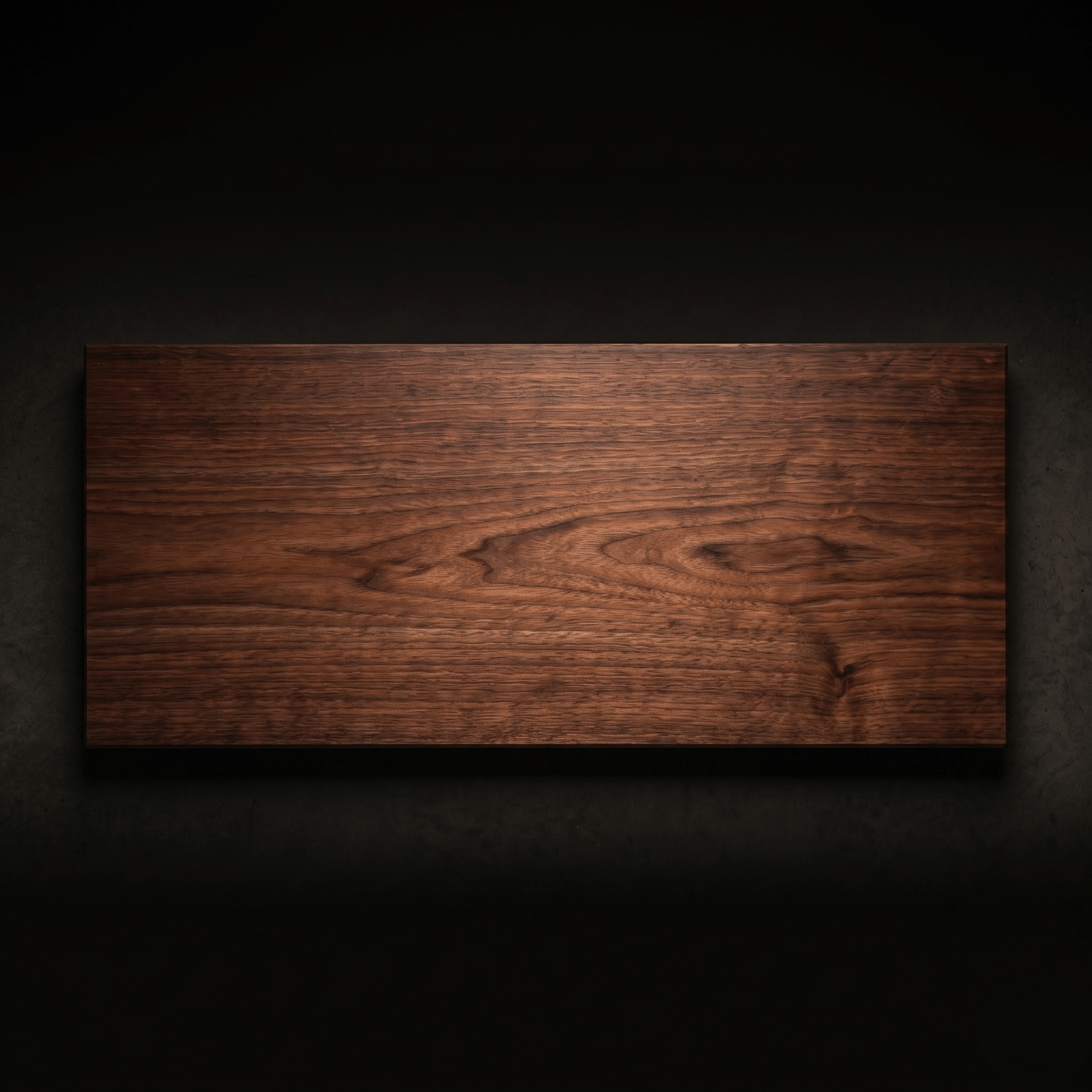 The Stream River Red Gum board on a midnight surface