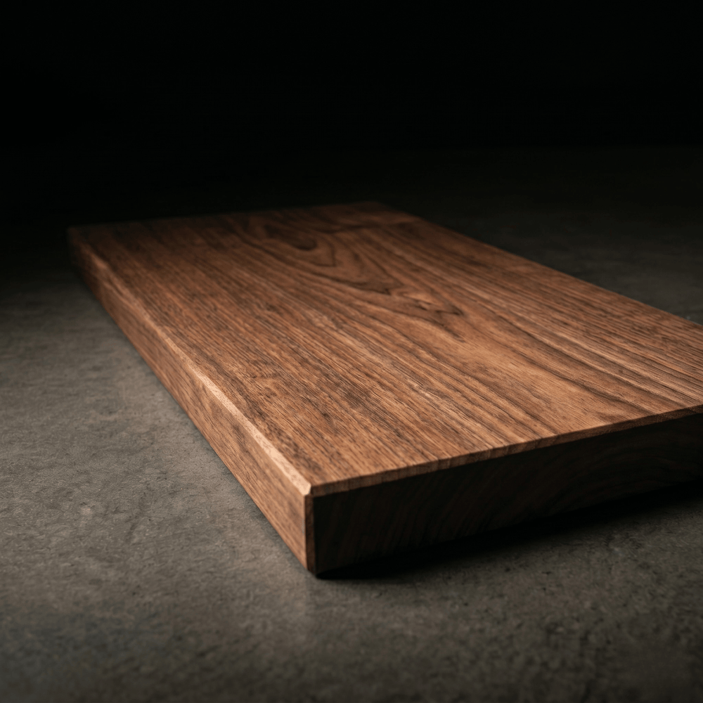 The Stream River Red Gum board, three-quarter view