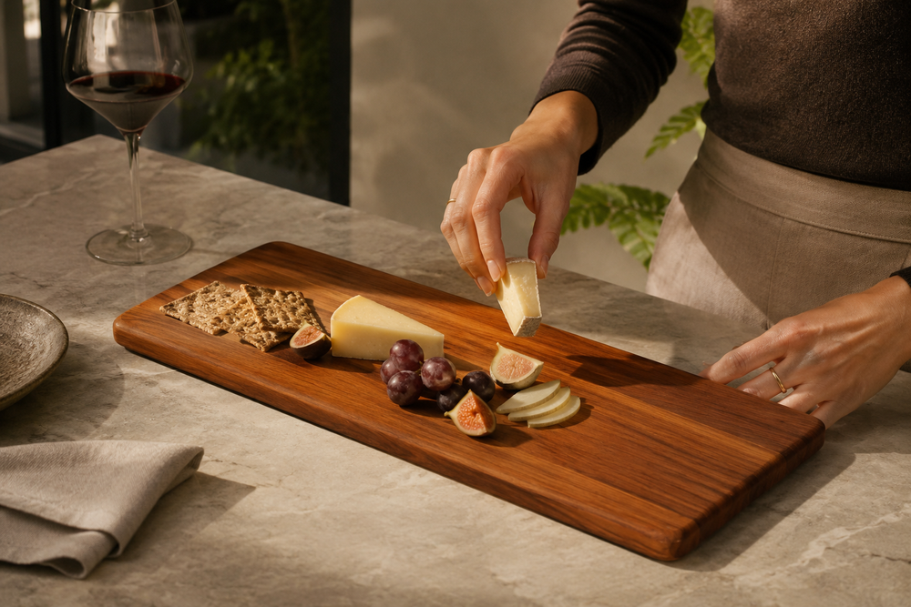 The Spring Australian Red Box presentation board shown in use for table presentation